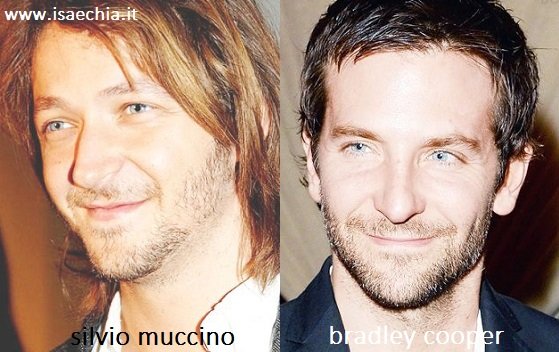 Somiglianza tra Silvio Muccino e Bradley Cooper