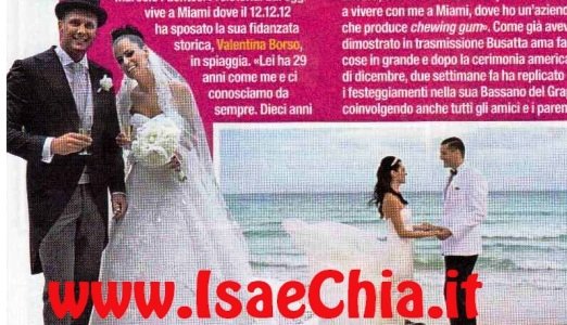 L’ex corteggiatore di Elga Enardu Andrea Busatta si è sposato: doppie nozze per lui