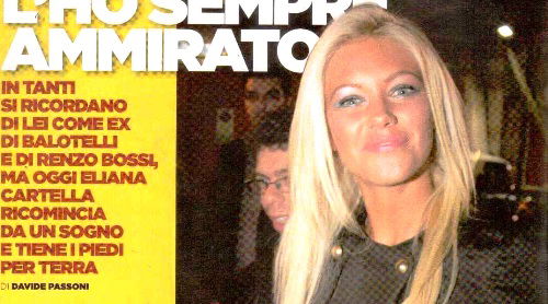 Eliana Cartella: “SuperMario Balotelli? L’ho sempre ammirato!” preview