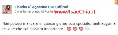 Claudia D’Agostino a Roma per il compleanno di Eleonora Mandaliti: le foto preview
