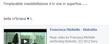 Teresanna Pugliese lascia un messaggio ed una canzone nella sua fanpage ufficiale… messaggio a Francesco Monte?