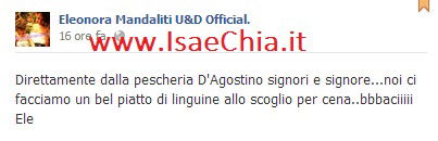 Eleonora Mandaliti: nuove foto e messaggio su Facebook… preview