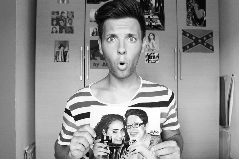 Federico Ghin, l’artista della matita: il suo ritratto per Isa e Chia preview