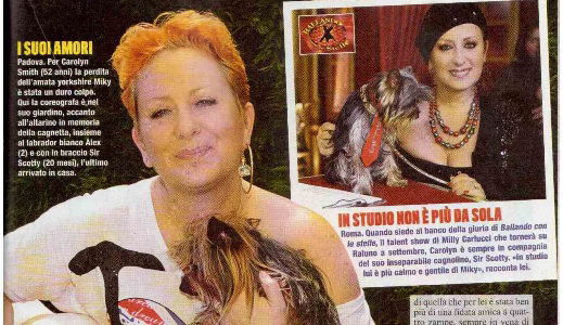 Carolyn Smith, giudice di Ballando con le Stelle, sulla tomba della cagnetta Miky: “Ogni giorno io prego per lei” article-post