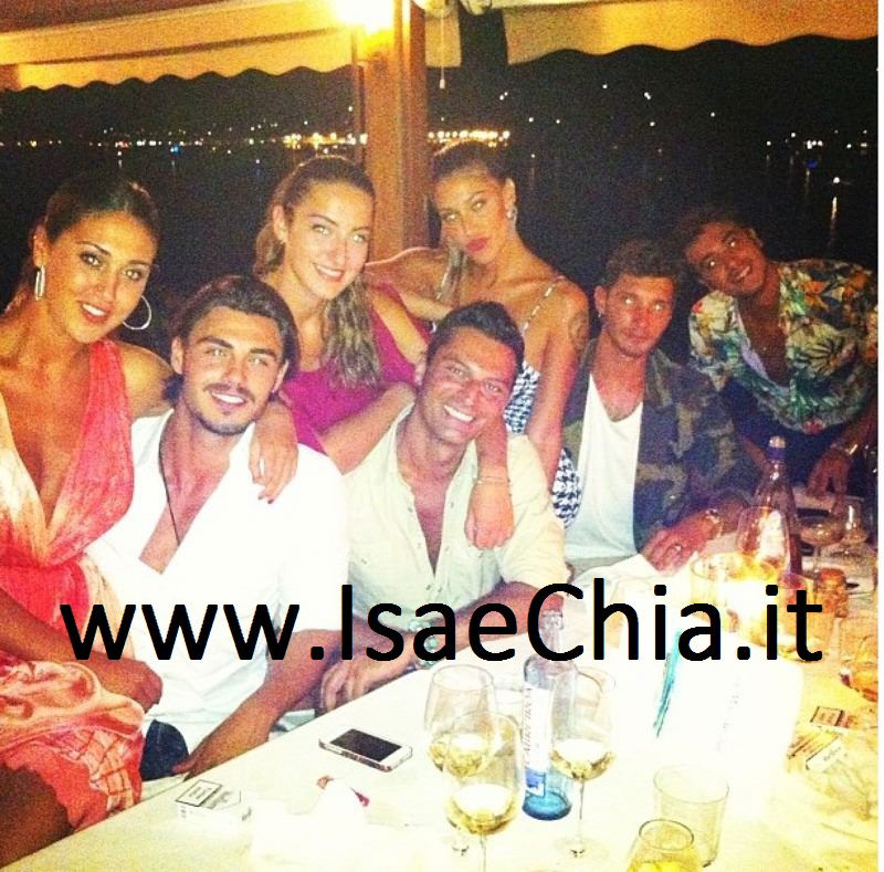 Belen e Cecilia Rodriguez, Stefano De Martino e Francesco Monte