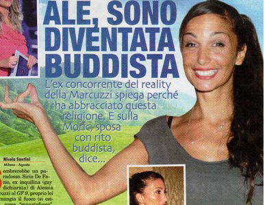 Siria De Fazio: “Cara Alessia Marcuzzi, sono diventata buddista. Così, io omosessuale, mi sento accettata!” preview