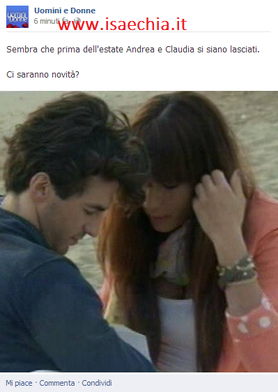 Andrea Offredi e Claudia D’Agostino: la redazione di ‘Uomini e Donne’ annuncia delle puntate su di loro? article-post