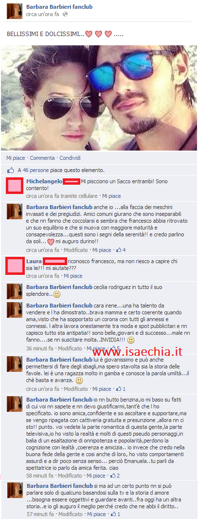 Barbara Barbieri commenta Francesco Monte e Cecilia Rodriguez: ‘Sono inseparabili!’ article-post