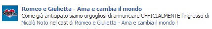 Nicolò Noto entra nel corpo di ballo di ‘Romeo e Giulietta – Ama e cambia il mondo’ article-post