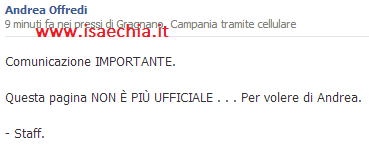 Andrea Offredi: che succede nella sua fanpage? article-post
