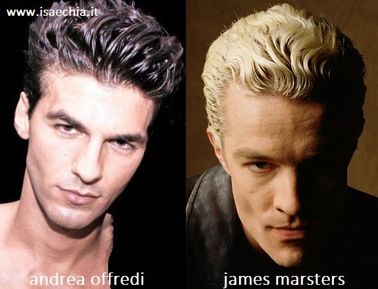 Somiglianza tra Andrea Offredi e James Marsters