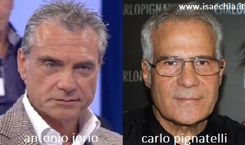 Somiglianza tra Antonio Jorio e Carlo Pignatelli