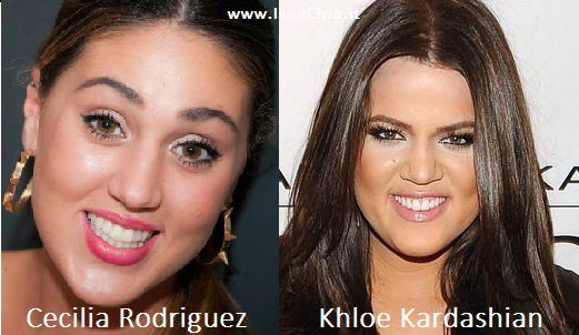 Somiglianza tra Cecilia Rodriguez e Khloe Kardashian preview