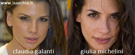 Somiglianza tra Claudia Galanti e Giulia Michelini article-post