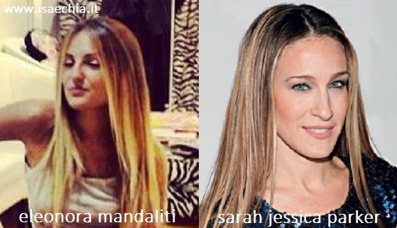 Somiglianza tra Eleonora Mandaliti e Sarah Jessica Parker preview