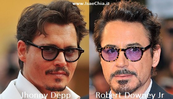 Somiglianza tra Jhonny Depp e Robert Downey Jr