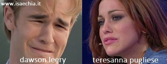 Somiglianza tra Teresanna Pugliese e Dawson Leery article-post