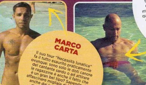Tutti al mare: Marco Carta / Stefano Bettarini / Stefano De Martino