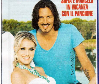 Marcelo Fuentes e Sofia Bruscoli in vacanza con il pancione preview
