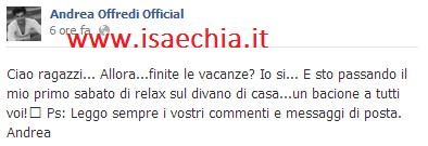 Andrea Offredi: foto article-post