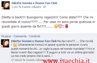 Diletta Pagliano: foto. E su Facebook scrive.. preview