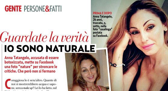 Anna Tatangelo: Guardate la verità, io sono naturale preview