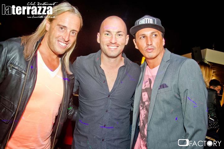 Marcelo Fuentes, Sofia Bruscoli e Samuele Mecucci in discoteca: foto article-post