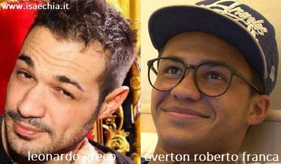 Somiglianza tra Leonardo Greco e Everton Roberto Franca