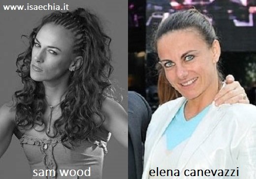 Somiglianza tra Sam Wood ed Elena Canevazzi