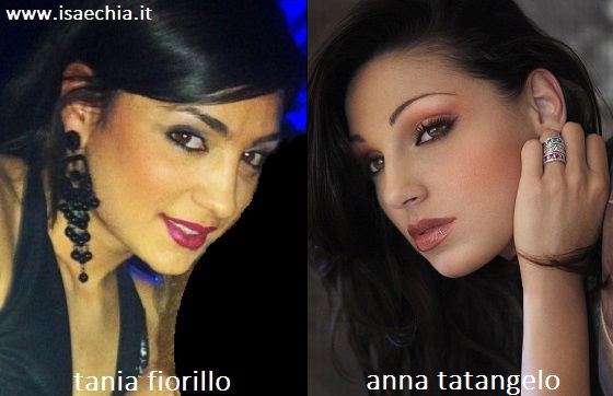 Somiglianza tra Tania Fiorillo e Anna Tatangelo preview