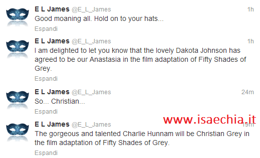 50 sfumature di grigio: Christian Grey è Charlie Hunnam, Dakota Johnson sarà Anastasia Steele preview