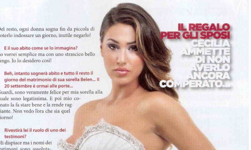 Belen Rodriguez si sposa? Anche Cecilia! article-post