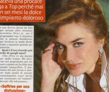 Lory Del Santo e i 30 anni di Drive In: “Lì ho nascosto una gravidanza” preview