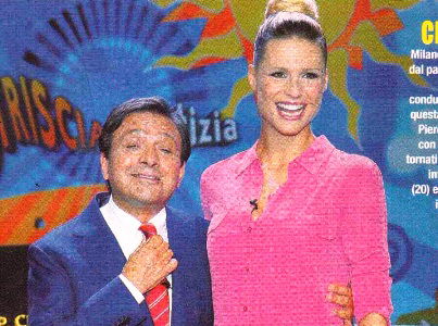Michelle Hunziker e Carlo Conti: un bebé per scacciare i fantasmi…E Michelle torna subito a Striscia, con 3 novità! article-post