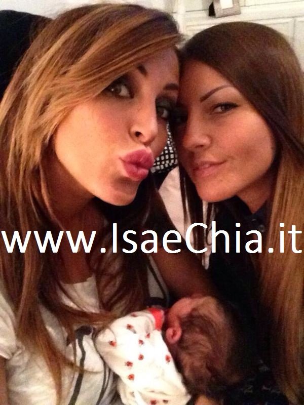 Eliana Michelazzo con Guendalina Tavassi e la piccola Chloe: foto