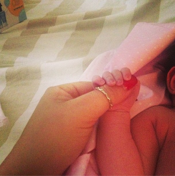Guendalina Tavassi diventa mamma per la seconda volta: è nata la piccola Chloe (foto)