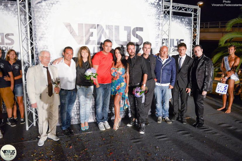 Marika Fruscio e Italo Di Giovanni alla premiazione del talent Venus: foto preview