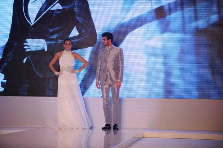 Andrea Offredi e Claudia D’Agostino sfilano insieme per Carlo Pignatelli: le foto preview