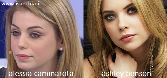Somiglianza tra Alessia Cammarota e Ashley Benson