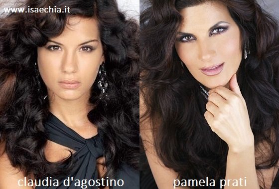 Somiglianza tra Claudia D’Agostino e Pamela Prati