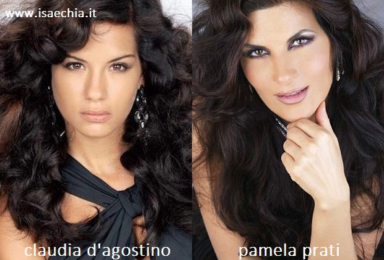 Somiglianza tra Claudia D’Agostino e Pamela Prati preview