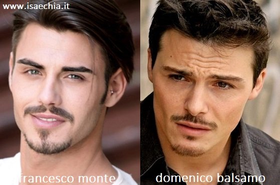 Somiglianza tra Francesco Monte e Domenico Balsamo
