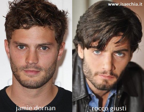 Somiglianza tra Jamie Dornan e Rocco Giusti