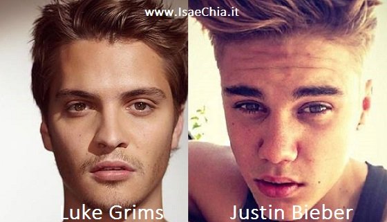 Somiglianza tra Luke Grims e Justin Bieber