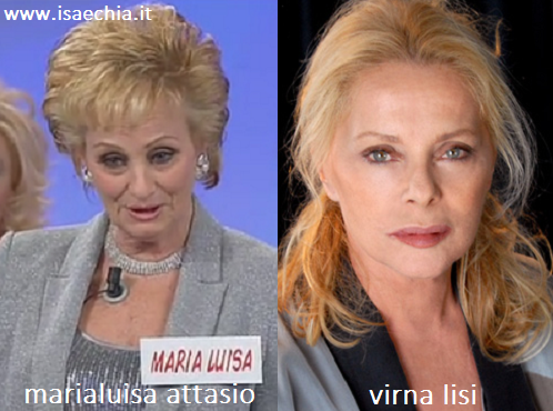 Somiglianza tra Marialuisa Attasio e Virna Lisi