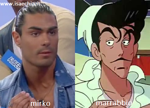 Somiglianza tra Mirko e Marrabbio