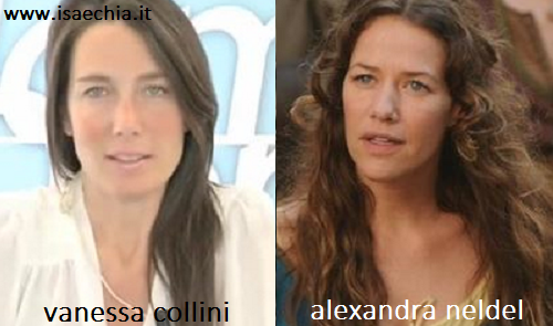 Somiglianza tra Vanessa Collini e Alexandra Neldel