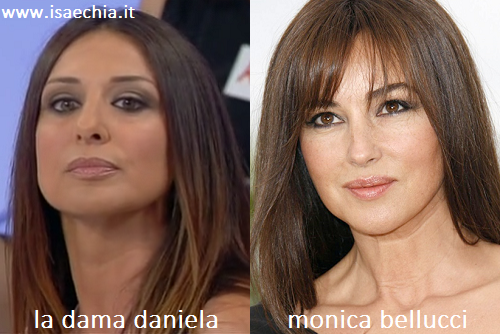 Somiglianza tra la dama Daniela e Monica Bellucci preview