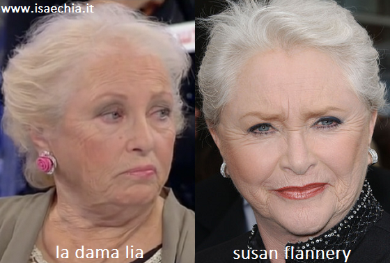 Somiglianza tra la dama Lia e Susan Flannery preview