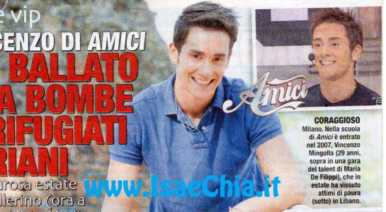 Vincenzo Mingolla di Amici: “Ho ballato tra bombe e rifugiati siriani” preview